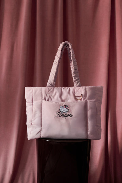 10月上旬発送】HLT x Hello Kitty Puffer Tote Bag