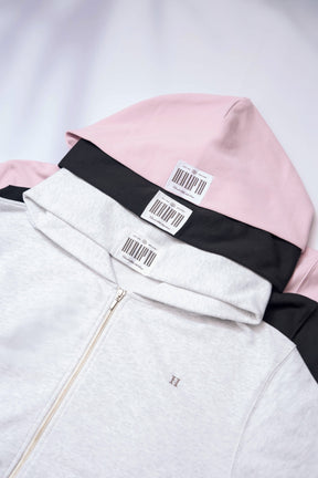 【10月下旬発送】【black】Flight Mode Boyfriend Zip Hoodie