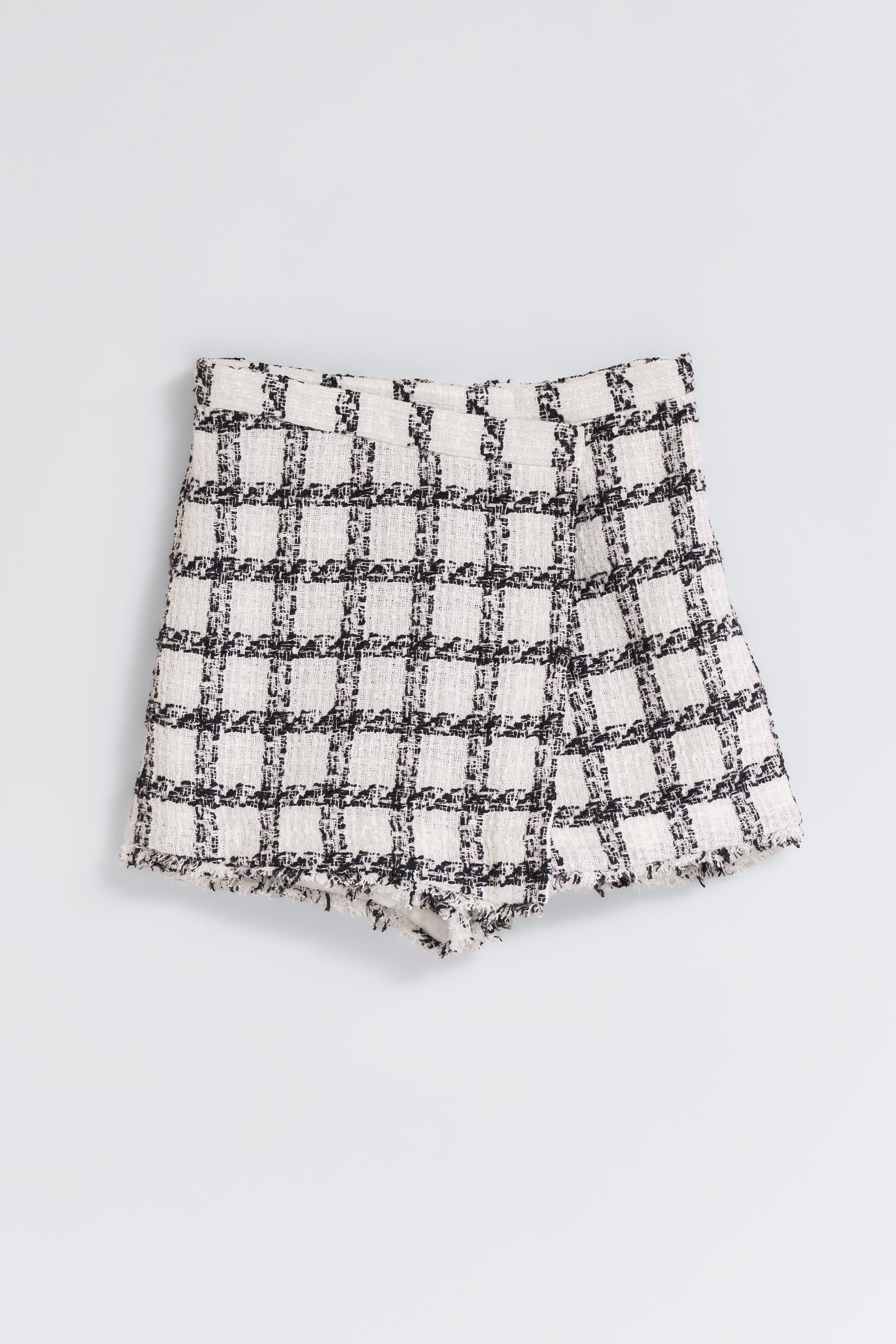 【9月中旬発送】Vol.1 Check Tweed Peplum Shorts