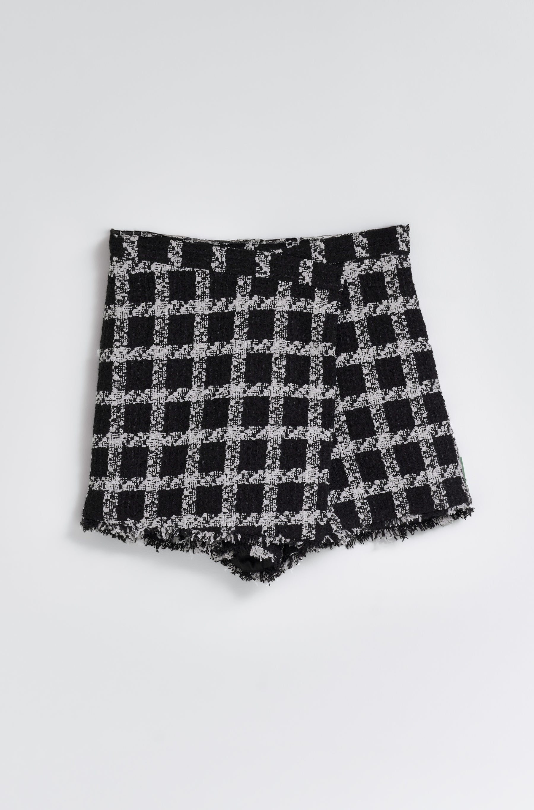 【9月中旬発送】Vol.1 Check Tweed Peplum Shorts