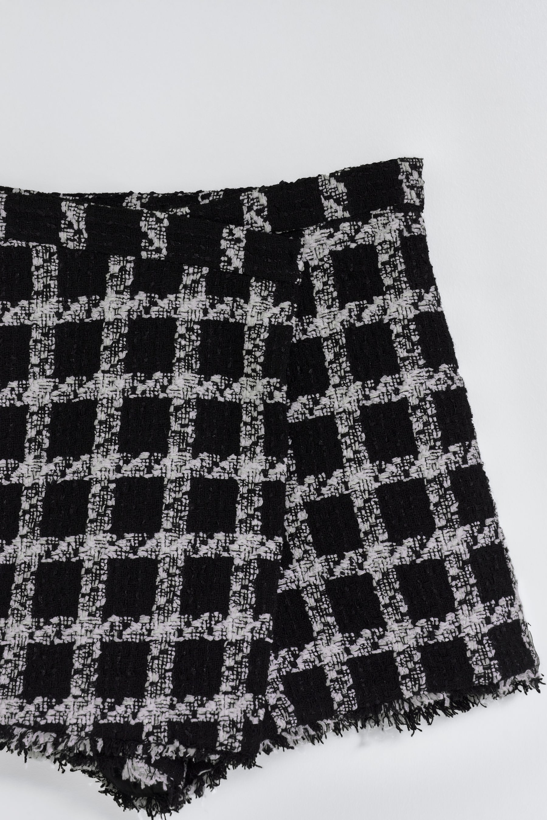 【9月中旬発送】Vol.1 Check Tweed Peplum Shorts