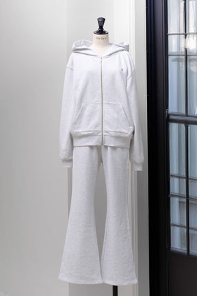 【light gray / pink】Flight Mode Semi-Flare Pants