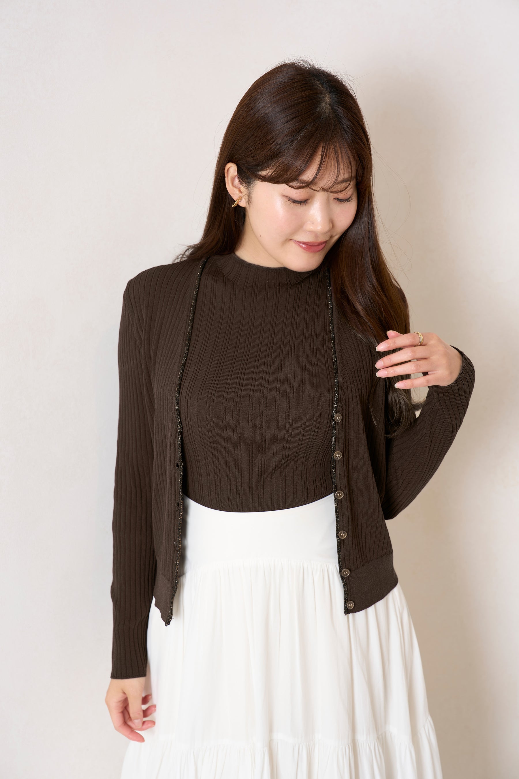 【8月下旬出貨】Random Rib Knit Ensemble