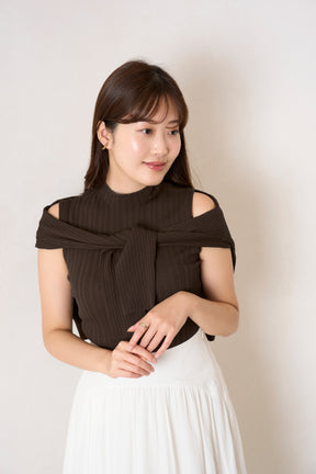 【8月下旬出貨】Random Rib Knit Ensemble