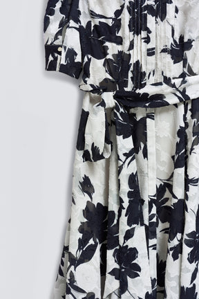 Vol.1 Floral Jacquard Dress