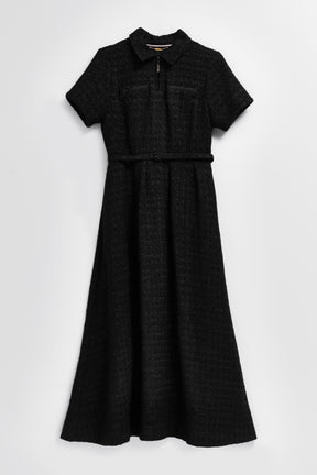 【10月下旬発送発送】Vol.1 Tweed Belted Dress