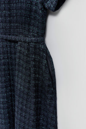 【10月下旬発送発送】Vol.1 Tweed Belted Dress