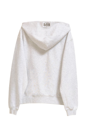 【light gray / pink】Flight Mode Boyfriend Zip Hoodie