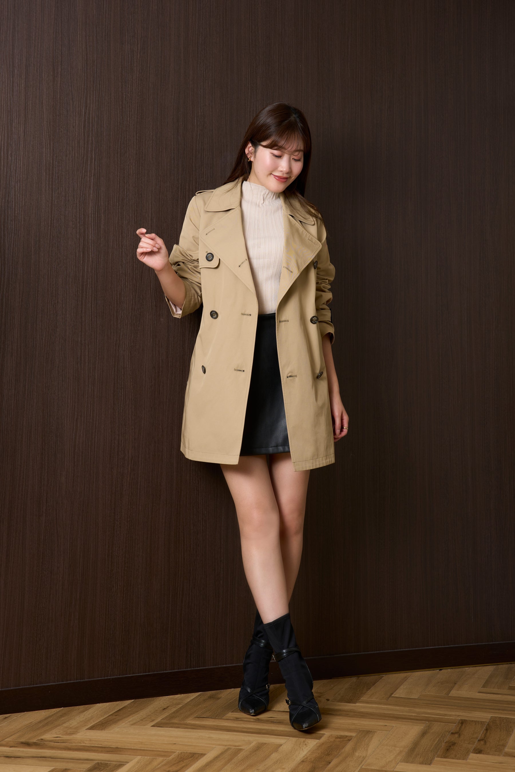 Noble Short Trench Coat