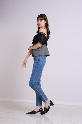 Sheer Off-the-Shoulder Top