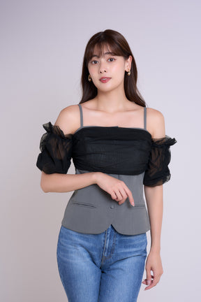 Sheer Off-the-Shoulder Top