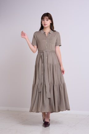【8月中旬発送】Romane Tiered Knit Dress