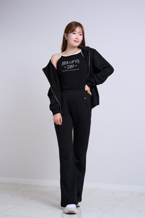 【10月下旬発送】【black】Flight Mode Boyfriend Zip Hoodie