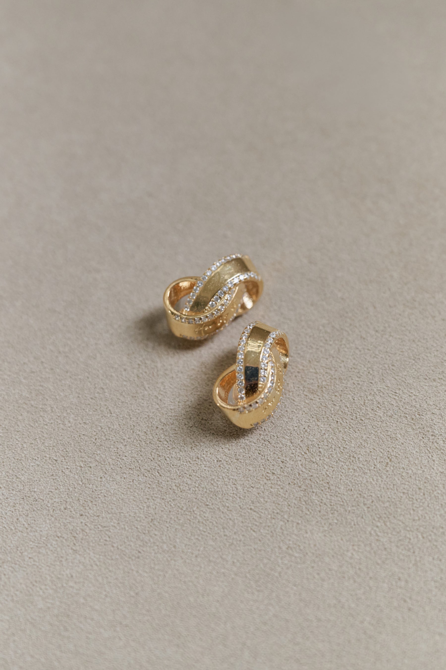 Crystal-Embellished Earrings/Pierces