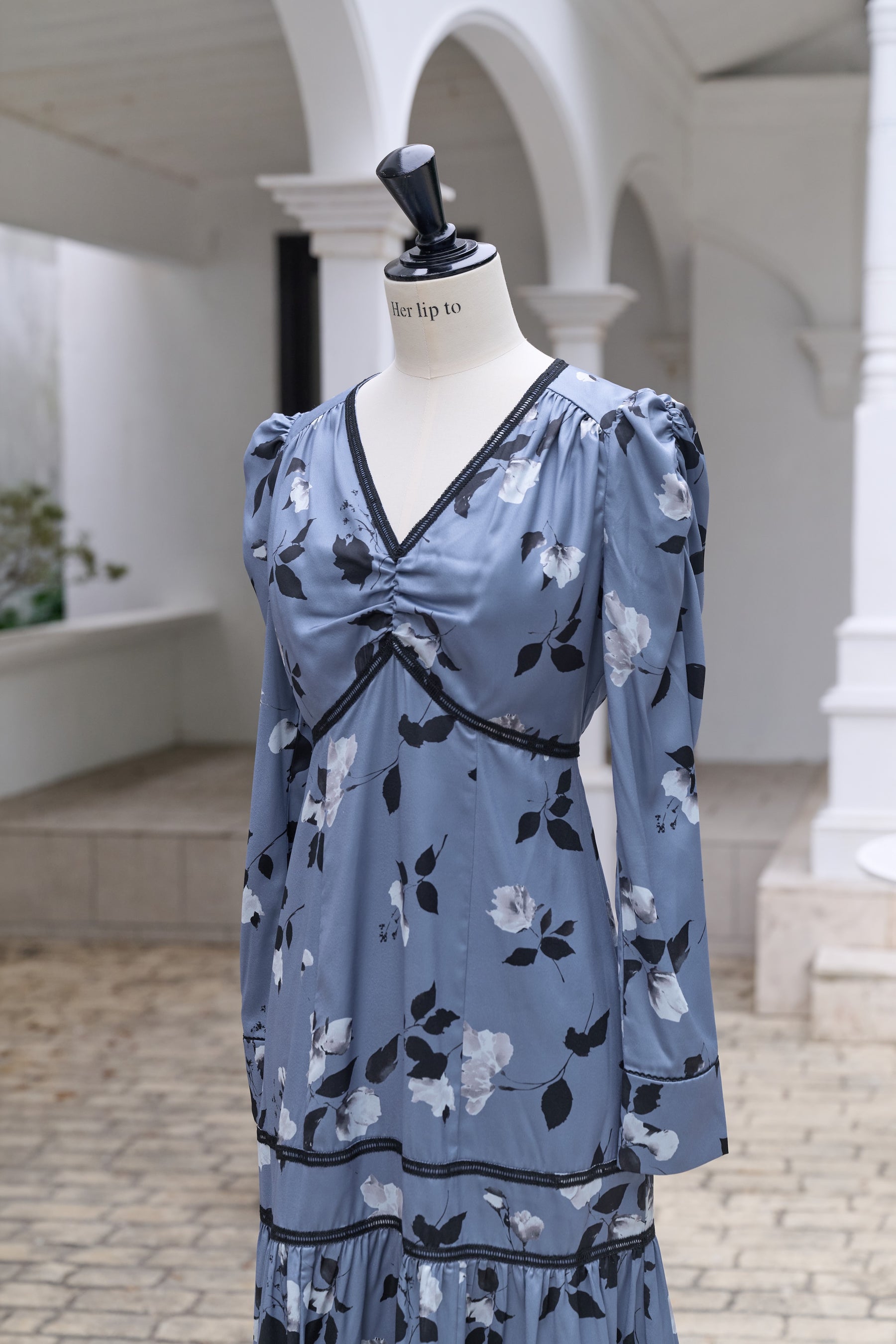Rosaline Satin Midi Dress