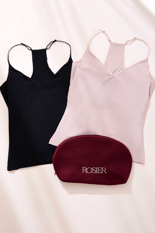 ROSIER Icy Veil Camisole & ROSIER Mesh Laundry Pouch