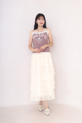 HLT x Hello Kitty Lace-Trim Camisole