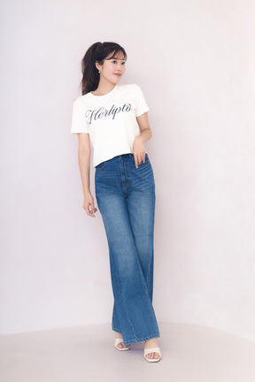 【9月下旬発送】【white】HLT x Hello Kitty Front Logo Tee