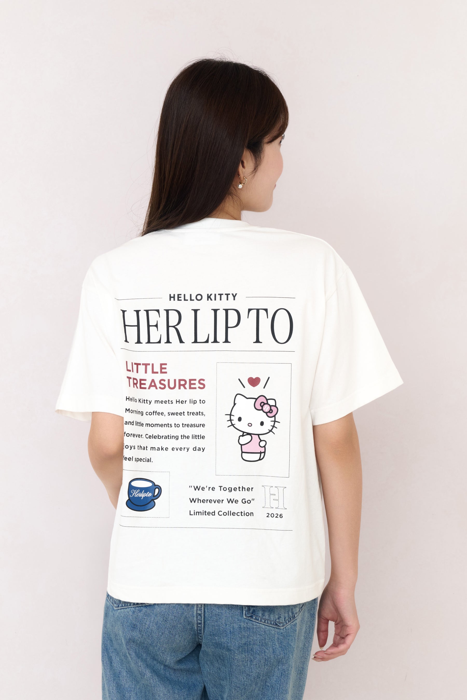 HLT x Hello Kitty Tabloid Tee