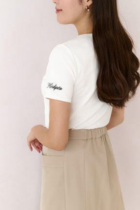 HLT x Hello Kitty Embroidered Tee
