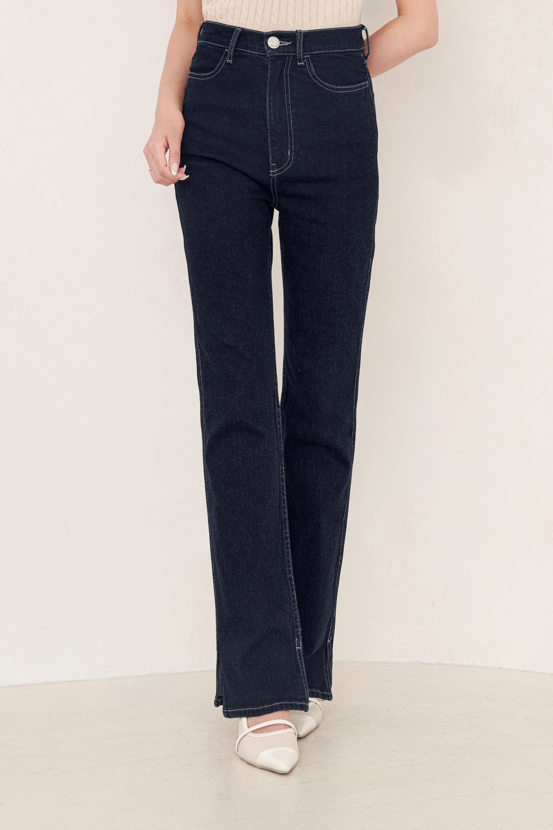 【9月中旬発送】New York High-Waisted Jeans