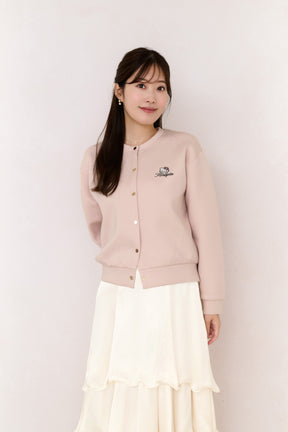 HLT×Hello Kitty Gold Button Cardigan