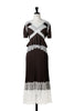Giulia Lace Pleated Dress