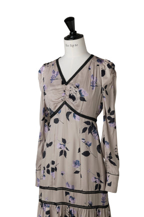 Rosaline Satin Midi Dress