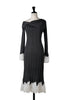 Tullia Lace-Hem Knit Dress