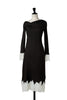 Tullia Lace-Hem Knit Dress