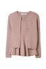 【9月下旬発送】H logo Peplum Cable-Knit Set