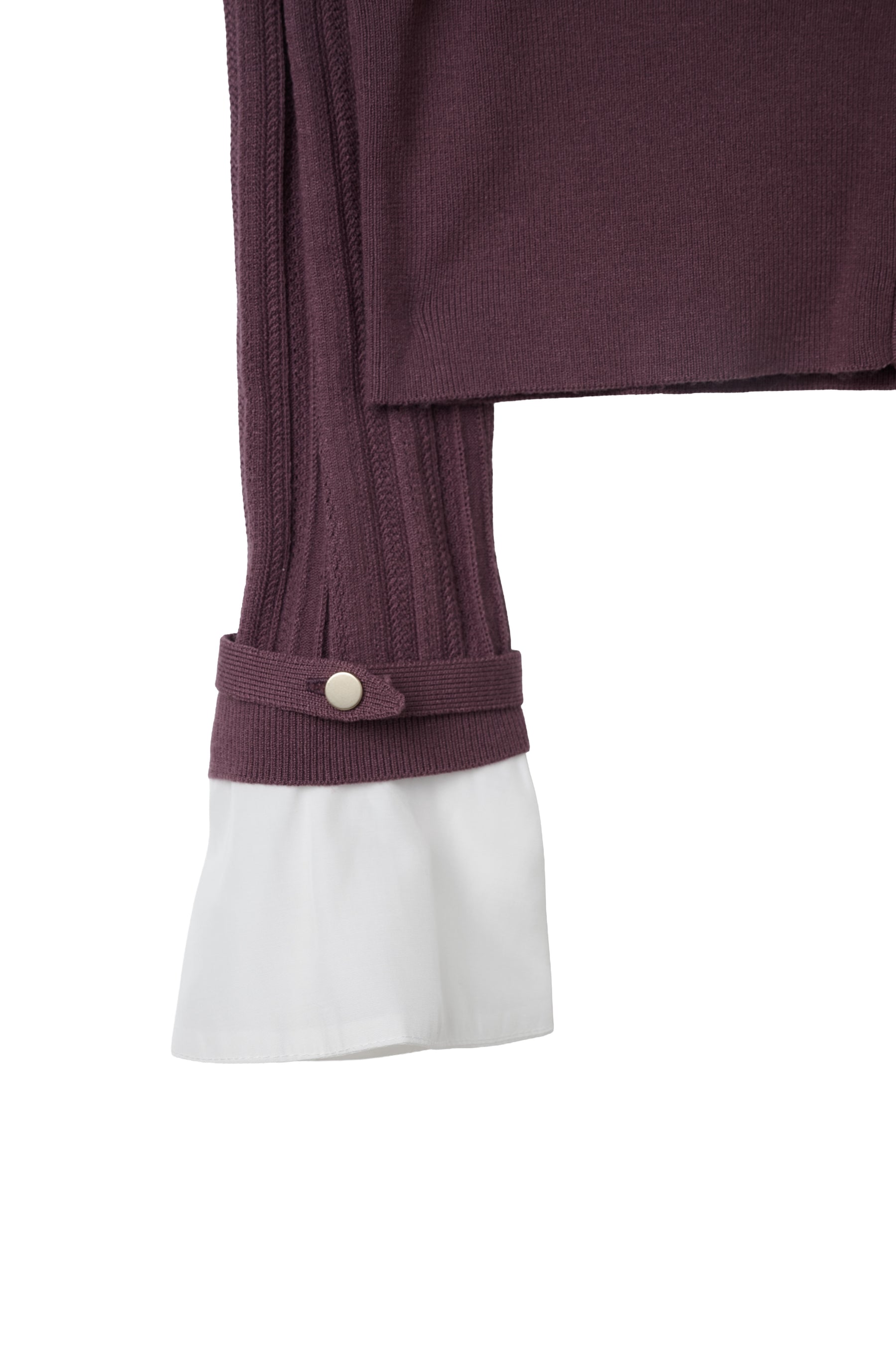Alessia Detachable Ribbed Cardigan