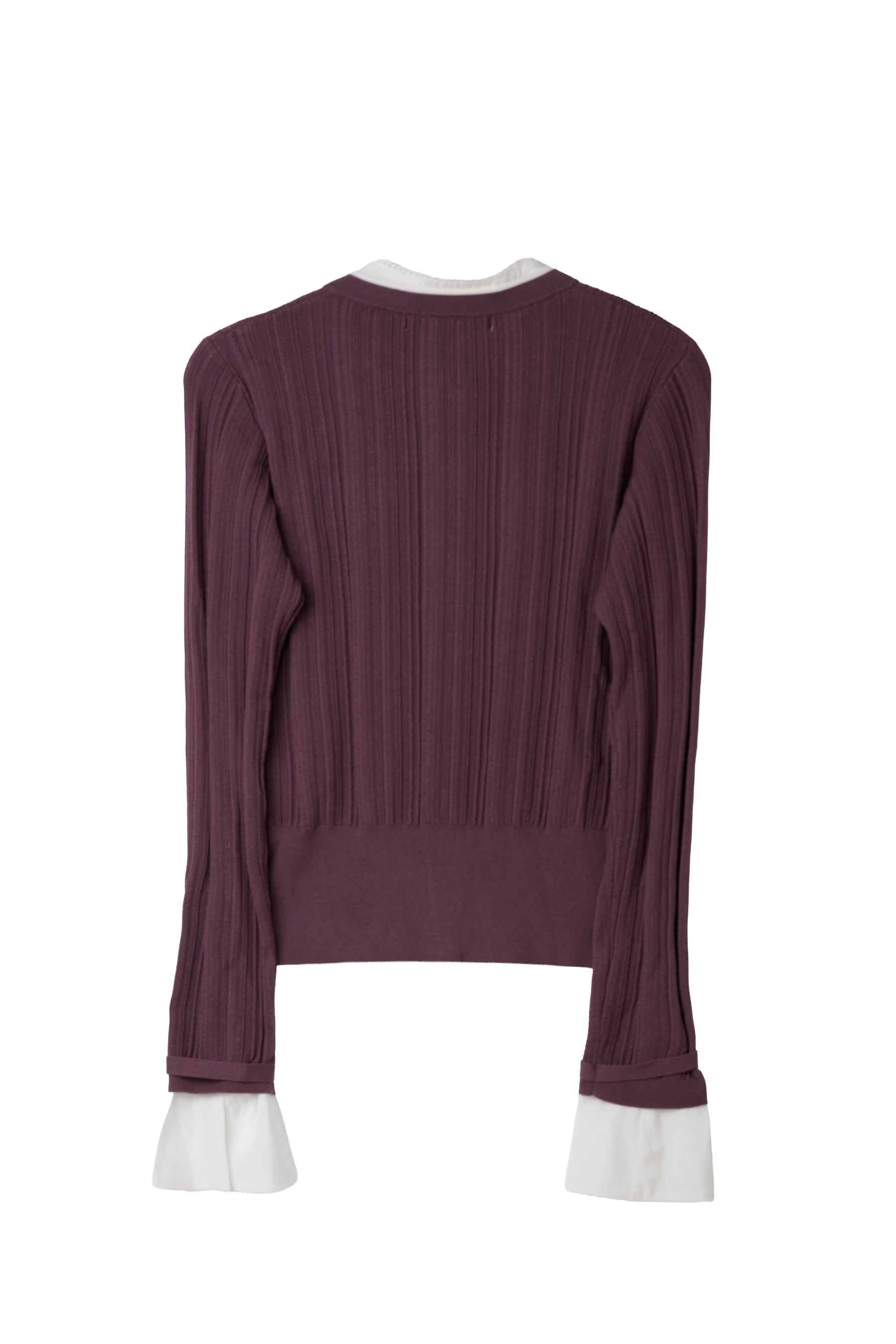 Alessia Detachable Ribbed Cardigan