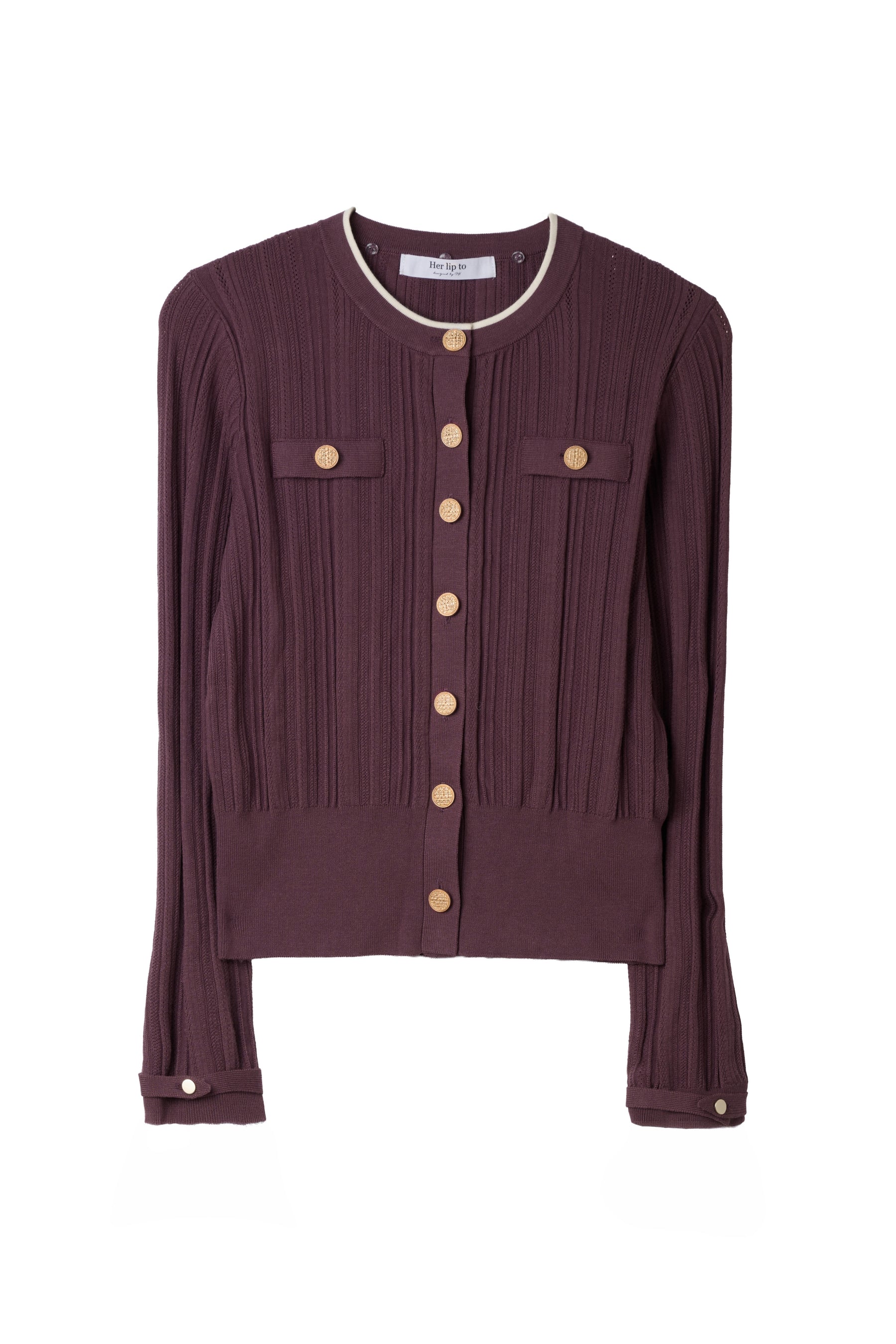 Alessia Detachable Ribbed Cardigan