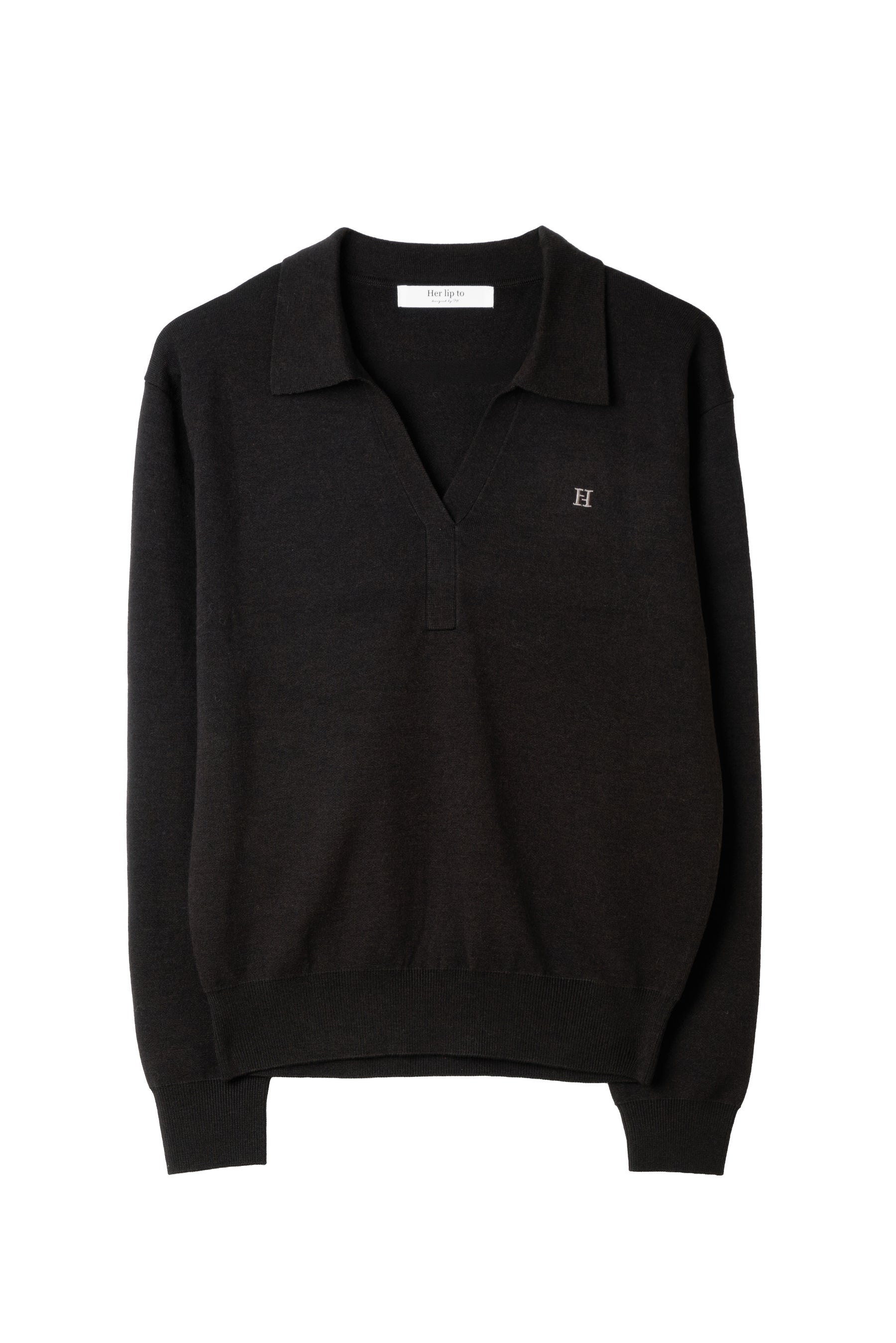 H Logo Skipper Knit Top
