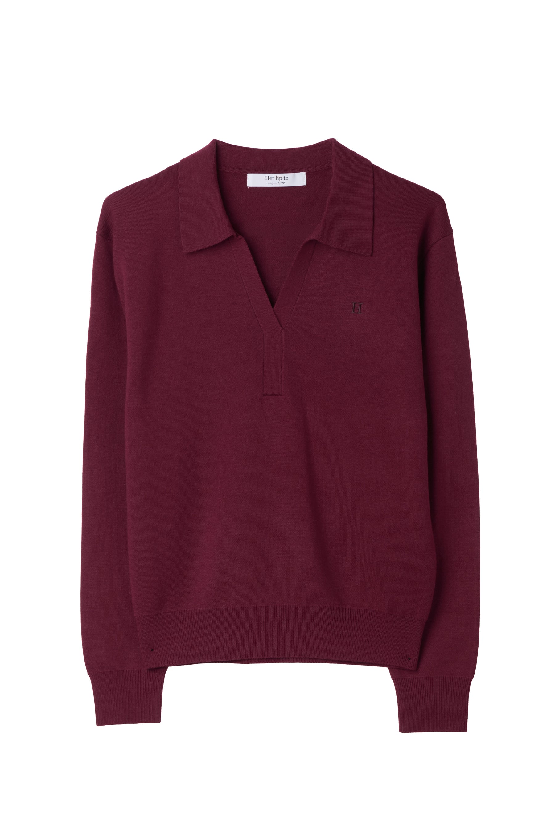 H Logo Skipper Knit Top