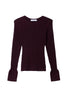 [Ships in early October] ［Essentia］Essential Rib Knit Top
