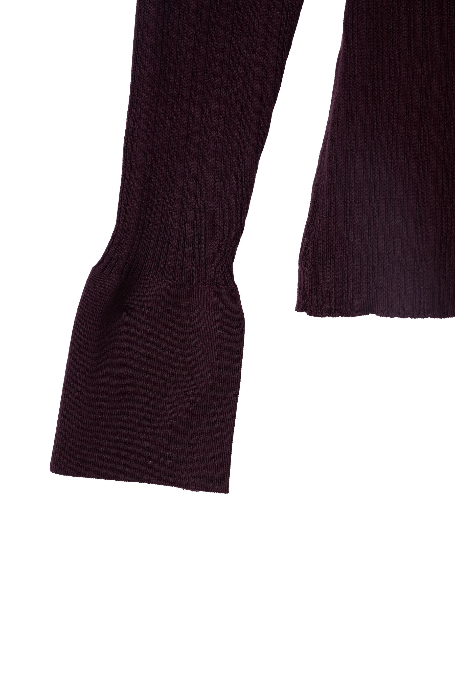 [Ships in early October] ［Essentia］Essential Rib Knit Top