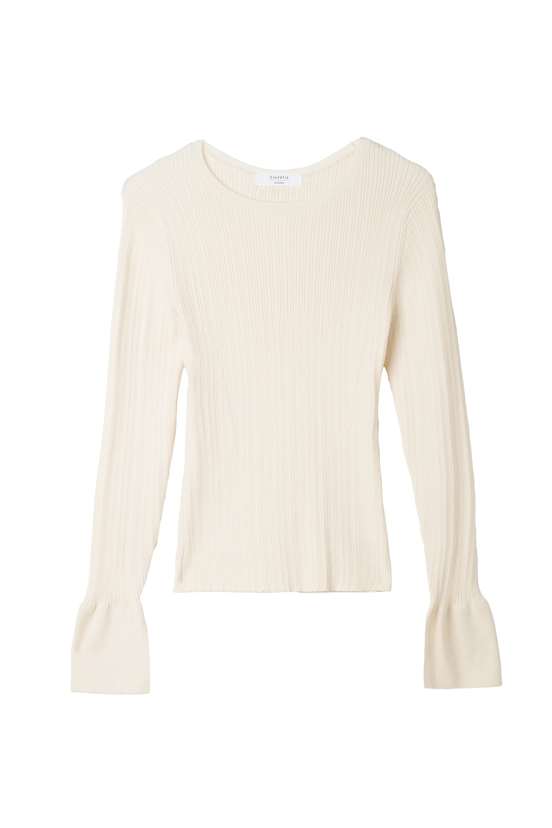 [Ships in early October] ［Essentia］Essential Rib Knit Top