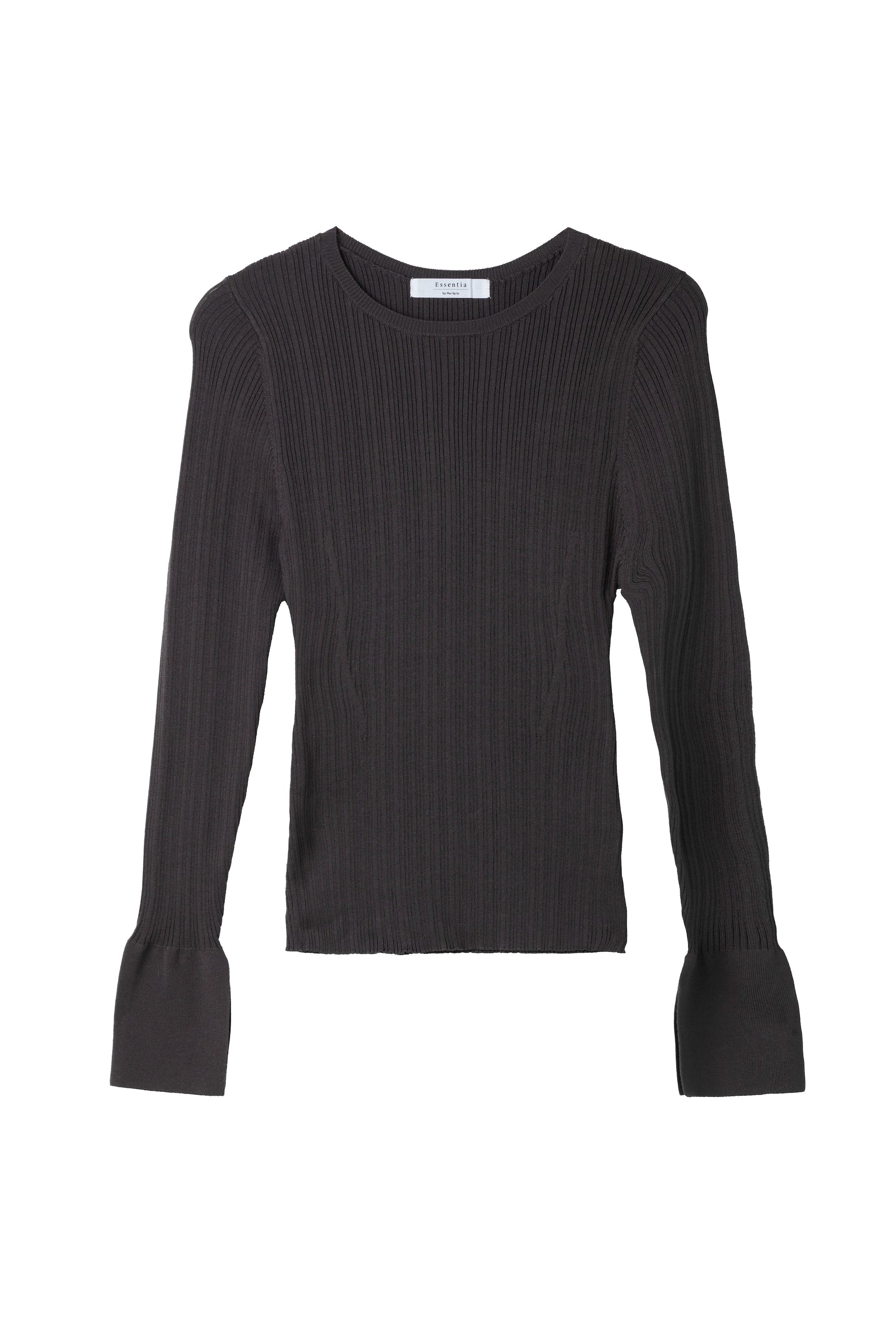 [Ships in early October] ［Essentia］Essential Rib Knit Top