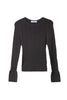 [Ships in early October] ［Essentia］Essential Rib Knit Top