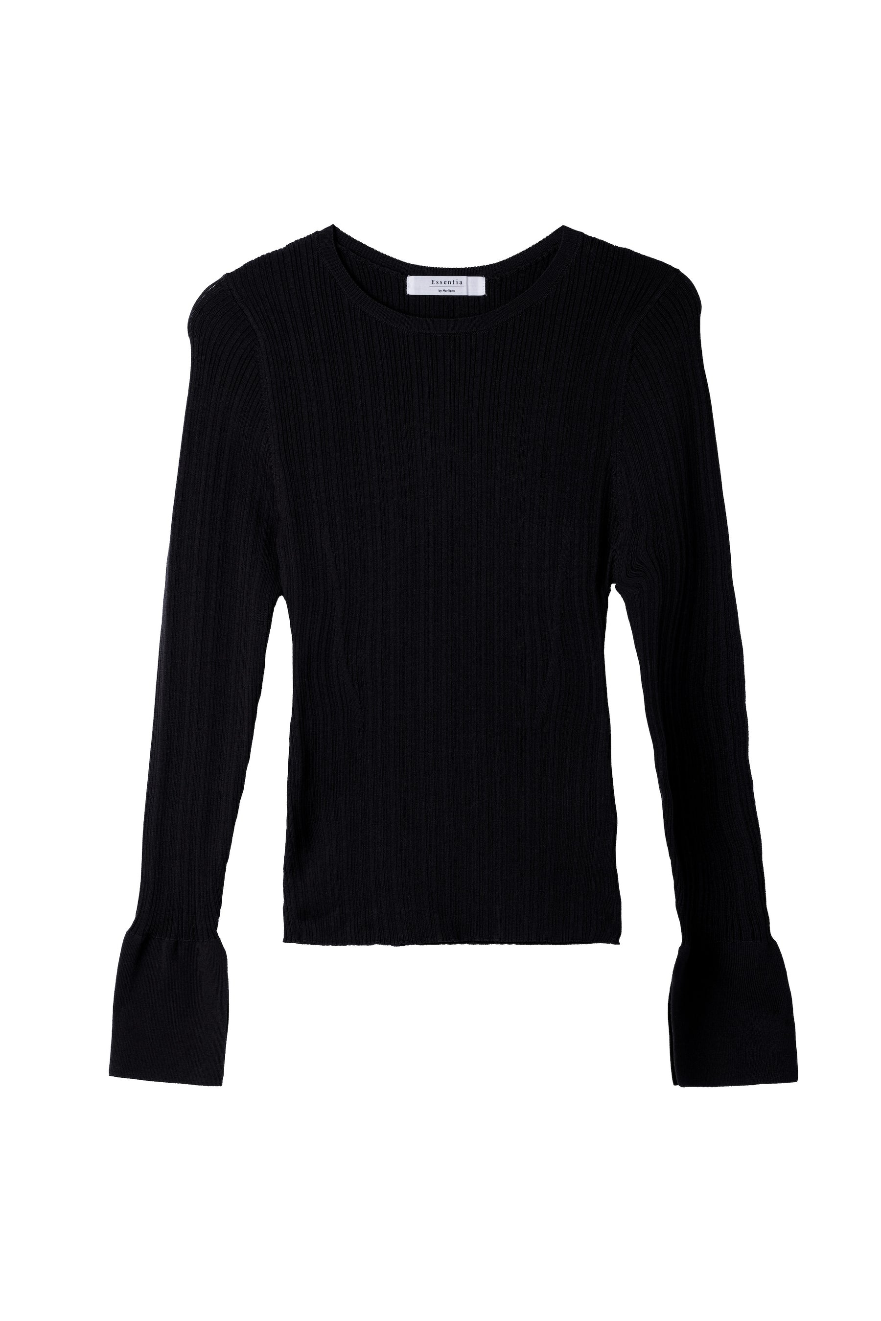 [Ships in early October] ［Essentia］Essential Rib Knit Top