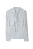 [Ships in early October]［Essentia］Tiered Frill Bow Blouse