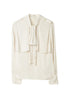 [Ships in early October]［Essentia］Tiered Frill Bow Blouse
