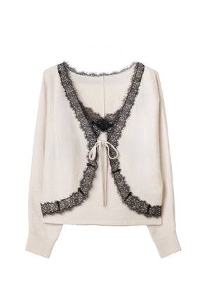 Gina Lace-Knit Ensemble