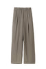 [Ships in early October]［Essentia］Tucked Wide-Leg Easy Pants
