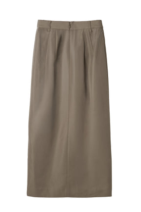 【10月上旬發送】【新色】[Essentia] Front Slit Long Skirt