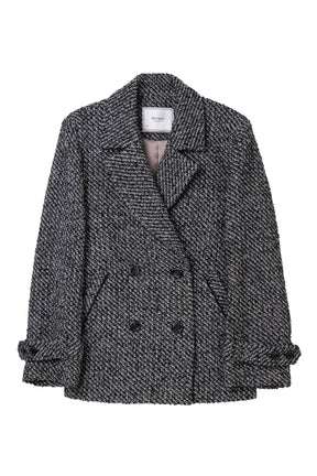 Brea Wool-Blend Tweed Blazer