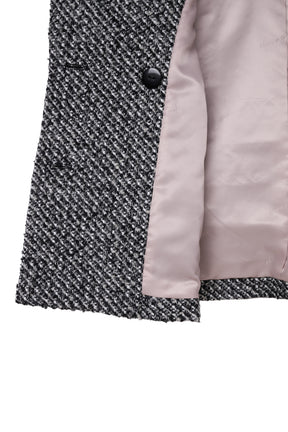 Brea Wool-Blend Tweed Blazer