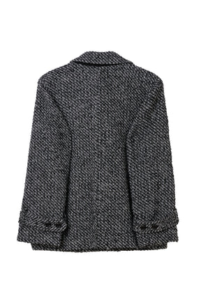 Brea Wool-Blend Tweed Blazer